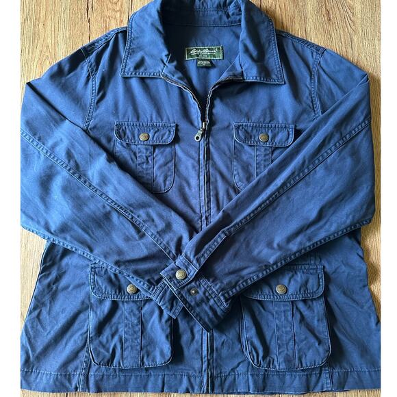 Eddie Bauer Vintage Women's Navy Blue Jacket Size XL - Picture 1 of 7